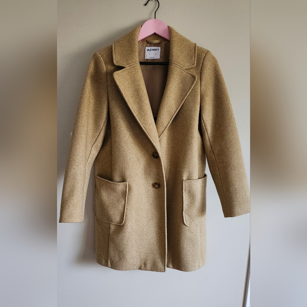 Old Navy Women's Tan Coat Small